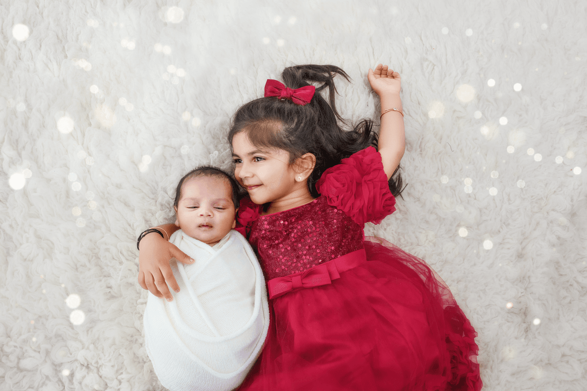 Artistic newborn photograph of a sleeping baby 10